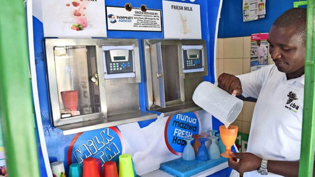 Businesses to start with 100k in Kenya Milk ATM bar